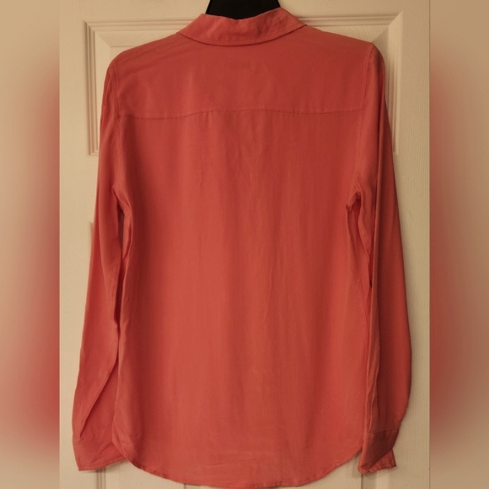 Equipment Femme silk blouse in pink size Small - Picture 3 of 6
